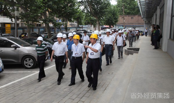 集团公司修建业板块项目司理赴陕建集团标准化项目工地取经-易彩堂官网