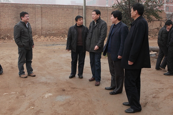 肖玉龙董事长检查我集团在富平修建工程项目事情-易彩堂官网
