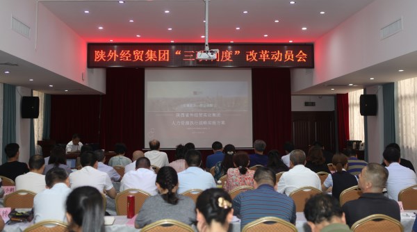 集团公司组织召开推进“三项制度”刷新发动会-易彩堂官网